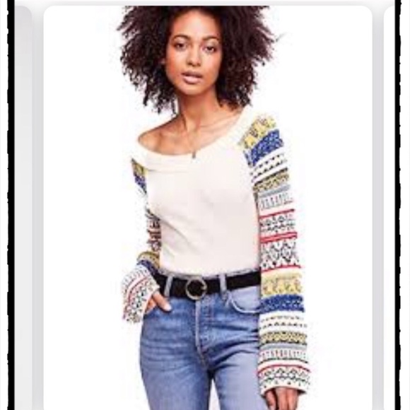 Free People Tops - NWT. FREE PEOPLE FAIRGROUNDS THERMAL TOP